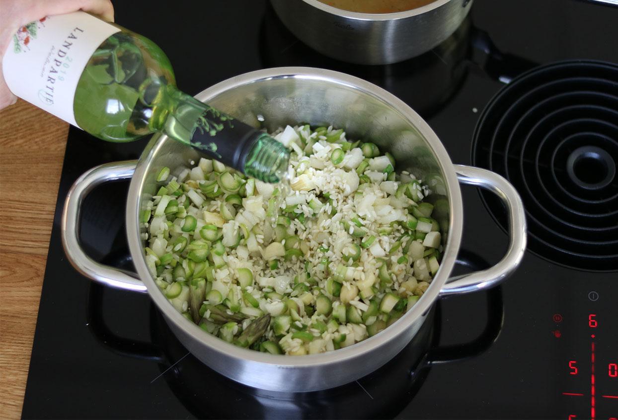 Spargel Risotto - Schritt 4