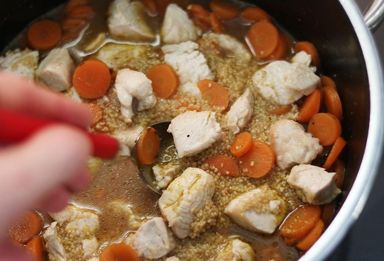 Orientalisch angehauchter Couscous - Schritt 7