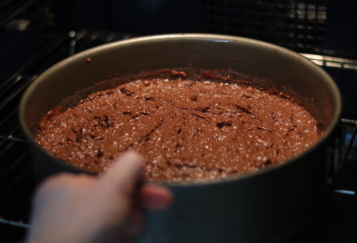 Low Carb Schokoladenkuchen - Schritt 9