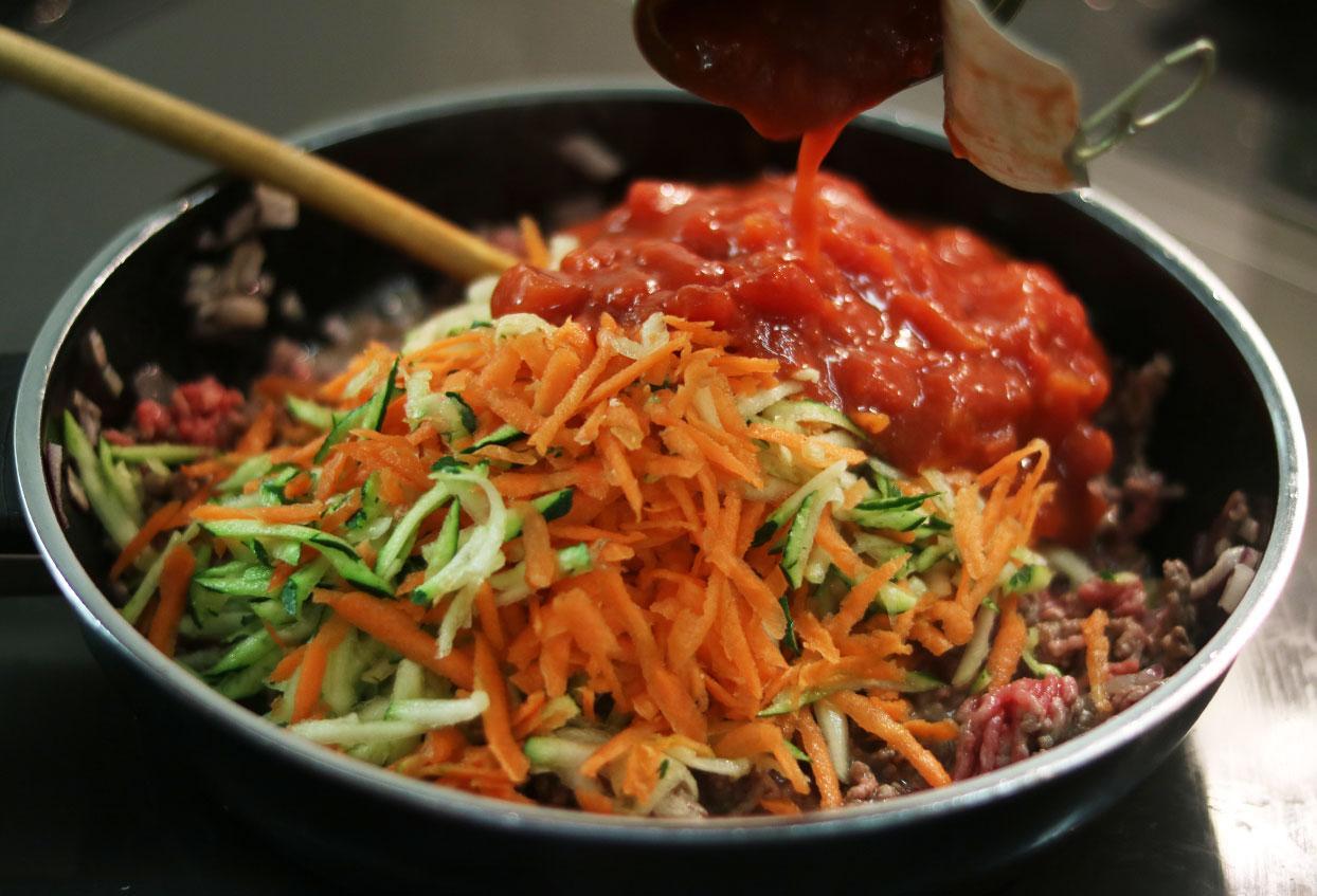 Verfeinerte Bio-Bolognese - Schritt 4