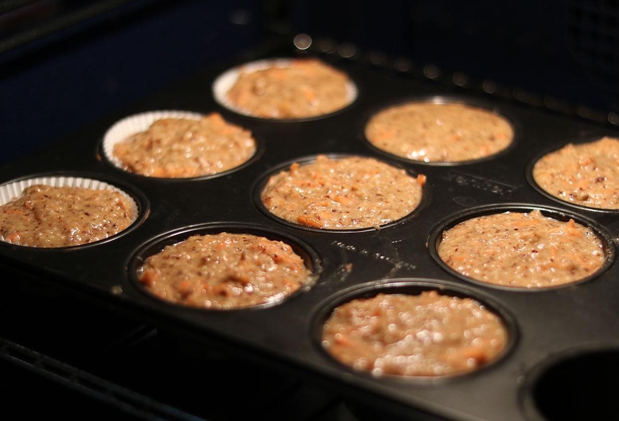 Karottenkuchen-Frühstücksmuffins - Schritt 6