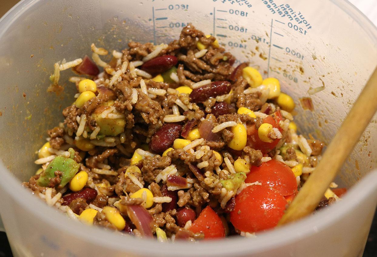 Mexiko Burrito Bowl - Schritt 5