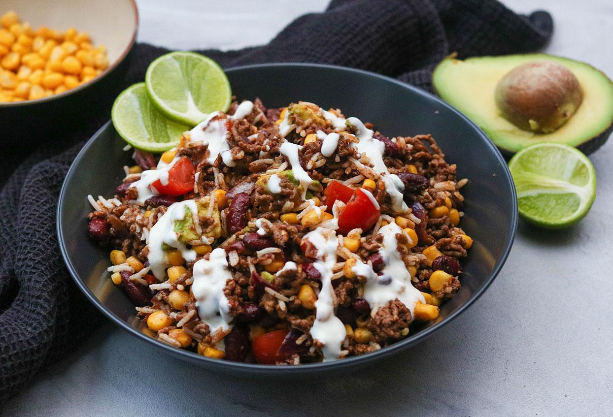 Mexiko Burrito Bowl - Schritt 8