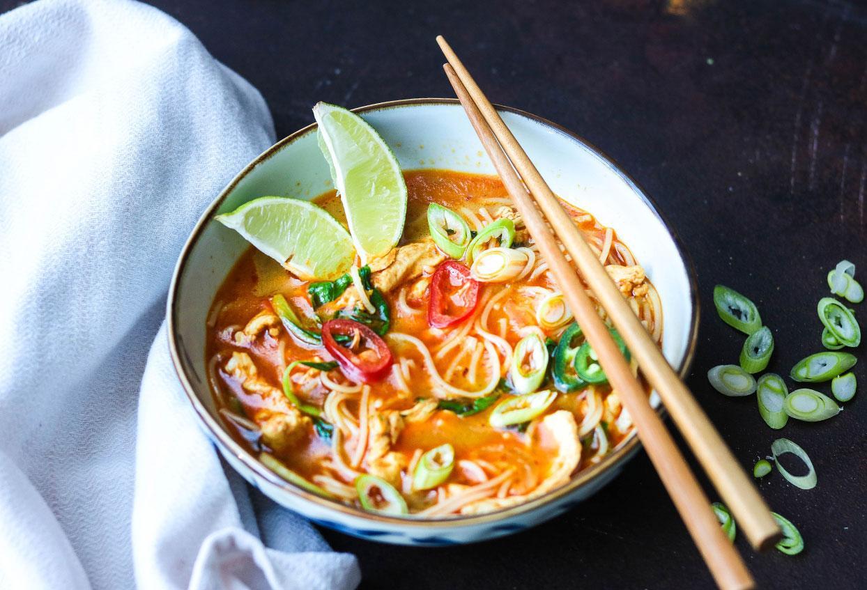 Rote Thai-Curry-Suppe (mega lecker) - Schritt 12