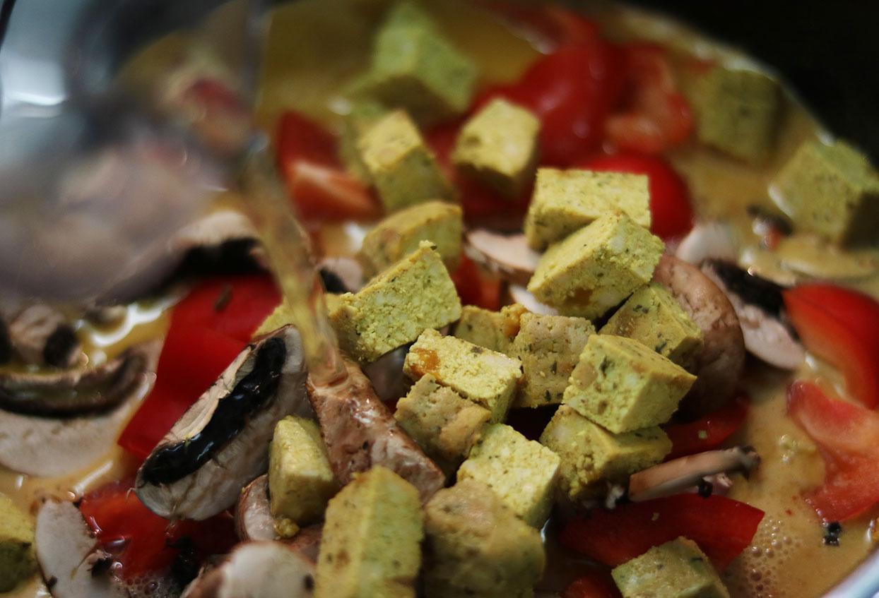 Rotes Thai Curry (vegan) - Schritt 7