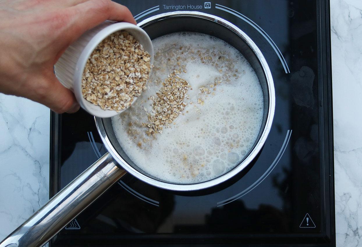 4 Zutaten Schoko-Bananenporridge - Schritt 1