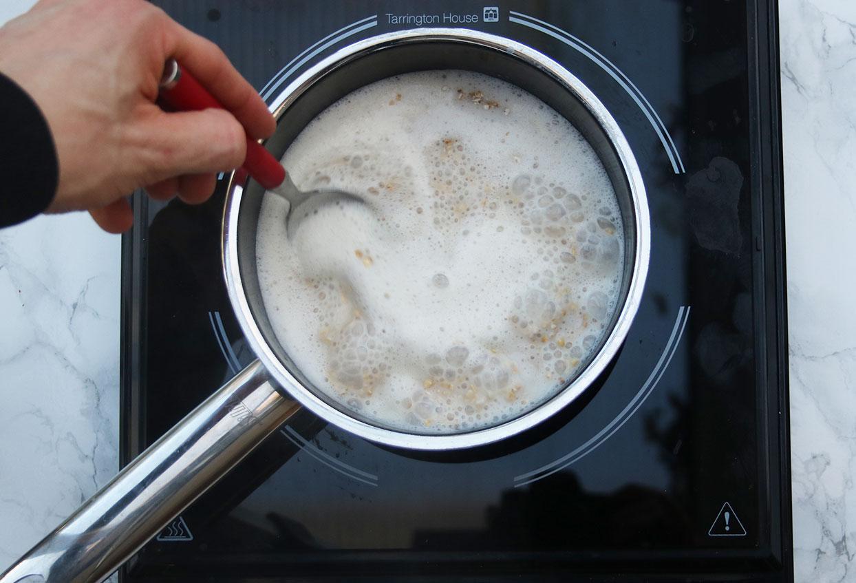 4 Zutaten Schoko-Bananenporridge - Schritt 2