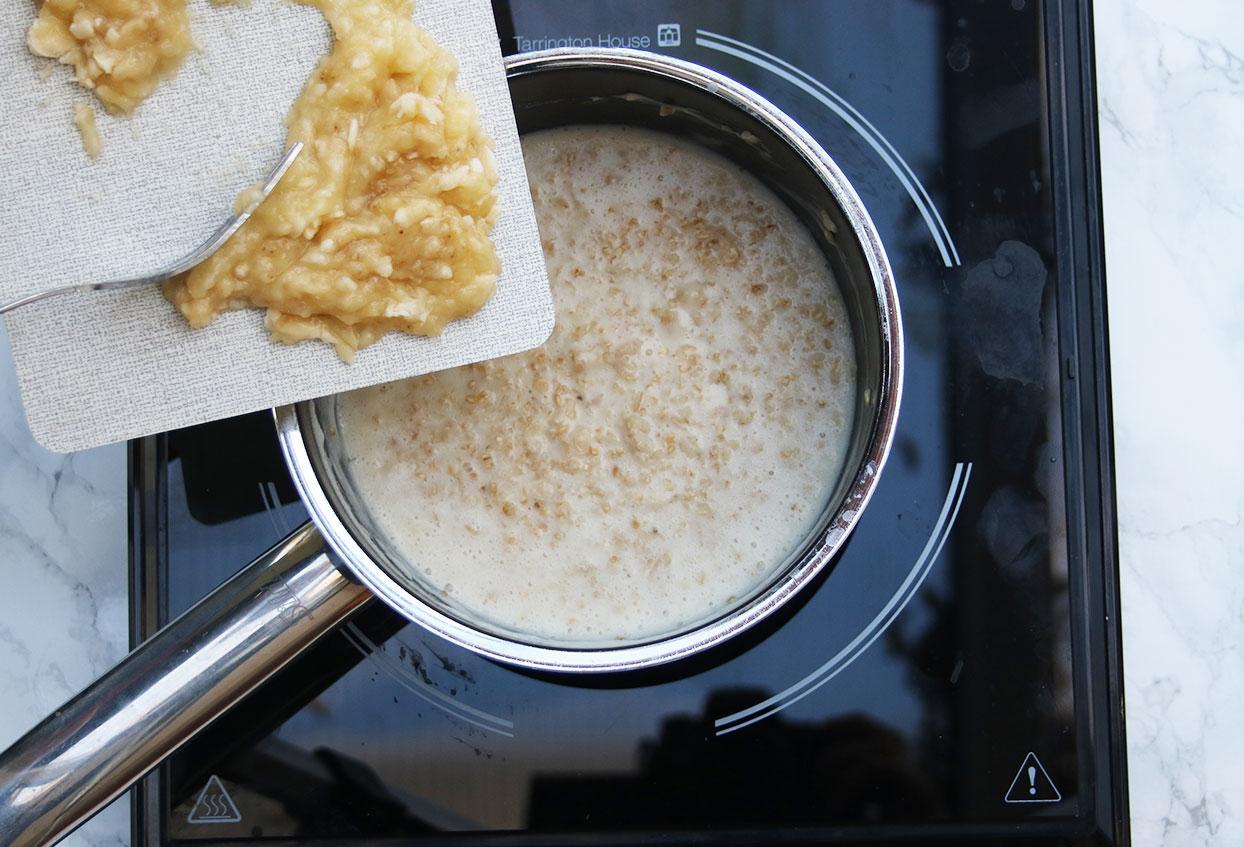 4 Zutaten Schoko-Bananenporridge - Schritt 3