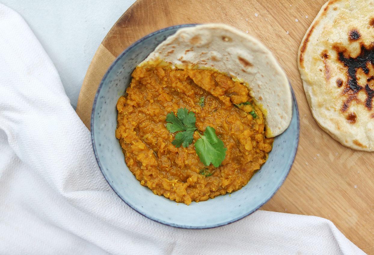 Rotes Linsen Dahl (vegan) - Schritt 6