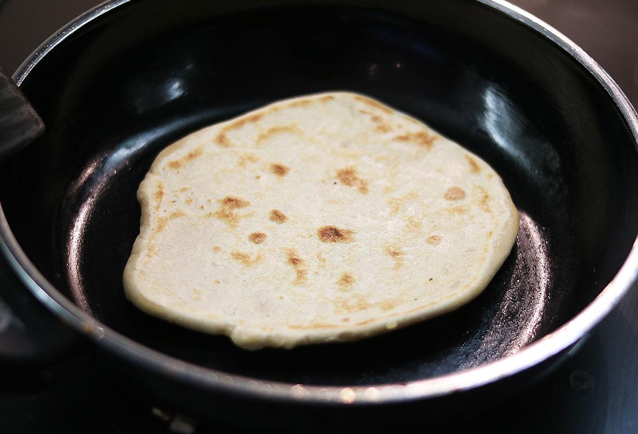 Veganes Naan Brot - Schritt 5