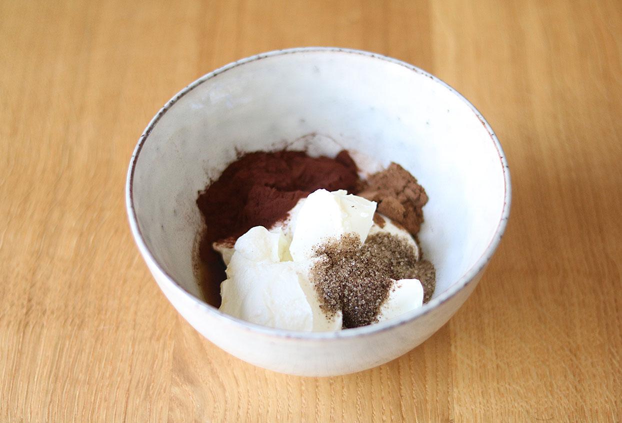 Lebkuchencreme mit karamellisierter Orange - Schritt 1