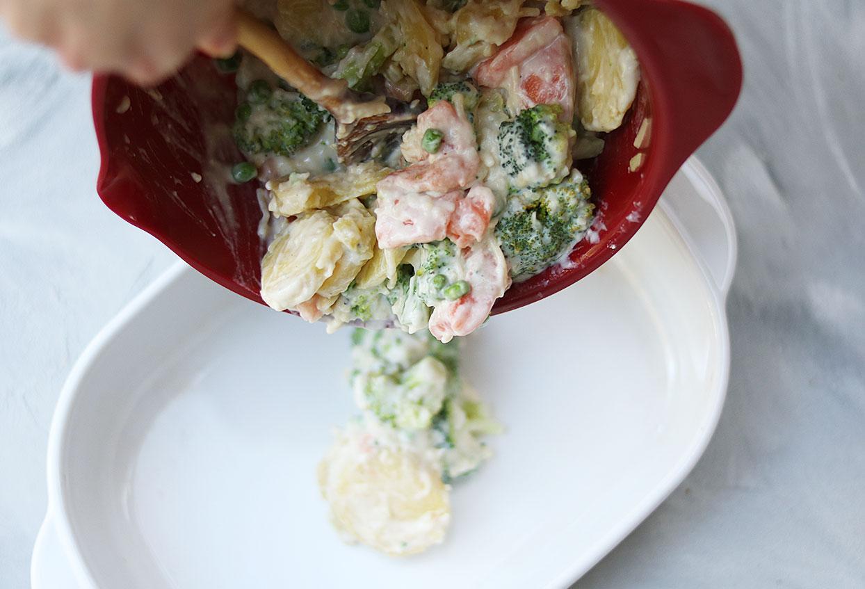 Kartoffel-Brokkoli-Lachs Gratin - Schritt 12