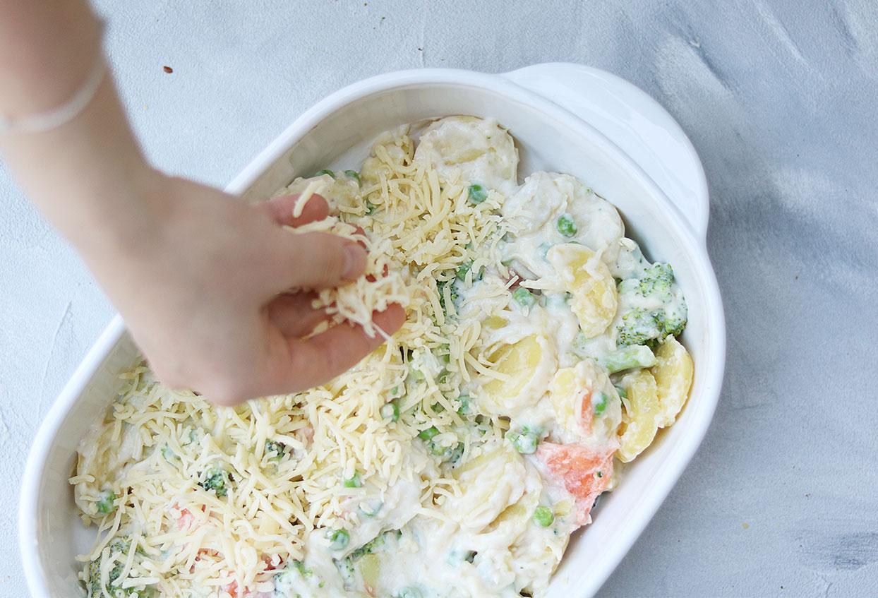 Kartoffel-Brokkoli-Lachs Gratin - Schritt 13