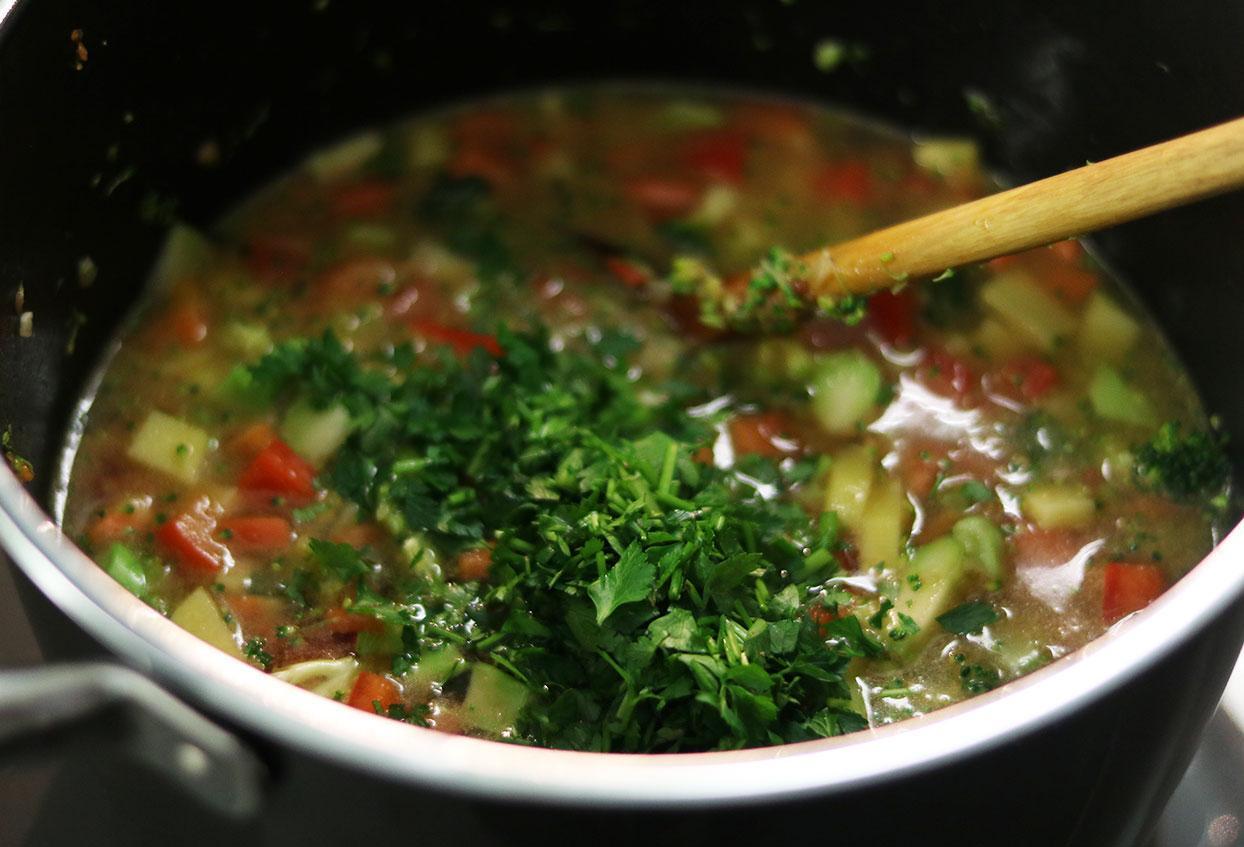 Basic Gemüsesuppe - Schritt 5
