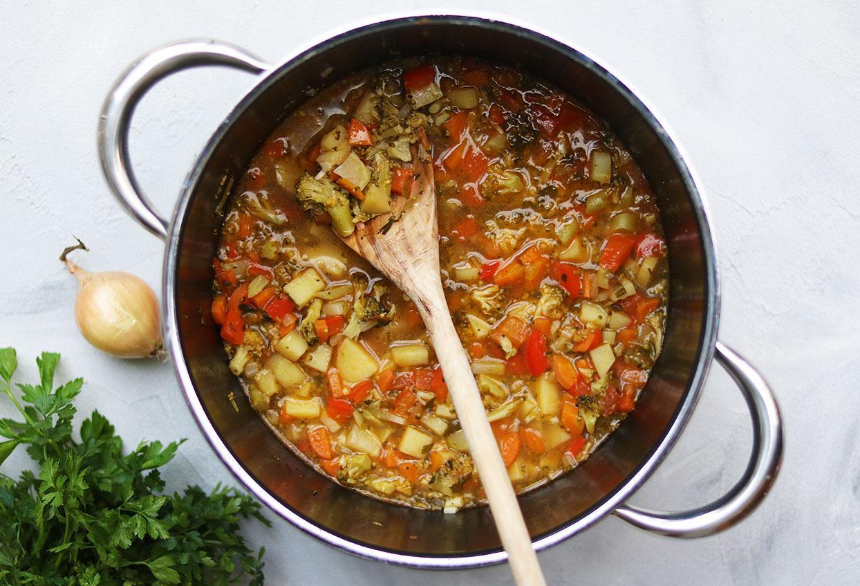 Basic Gemüsesuppe - Schritt 6