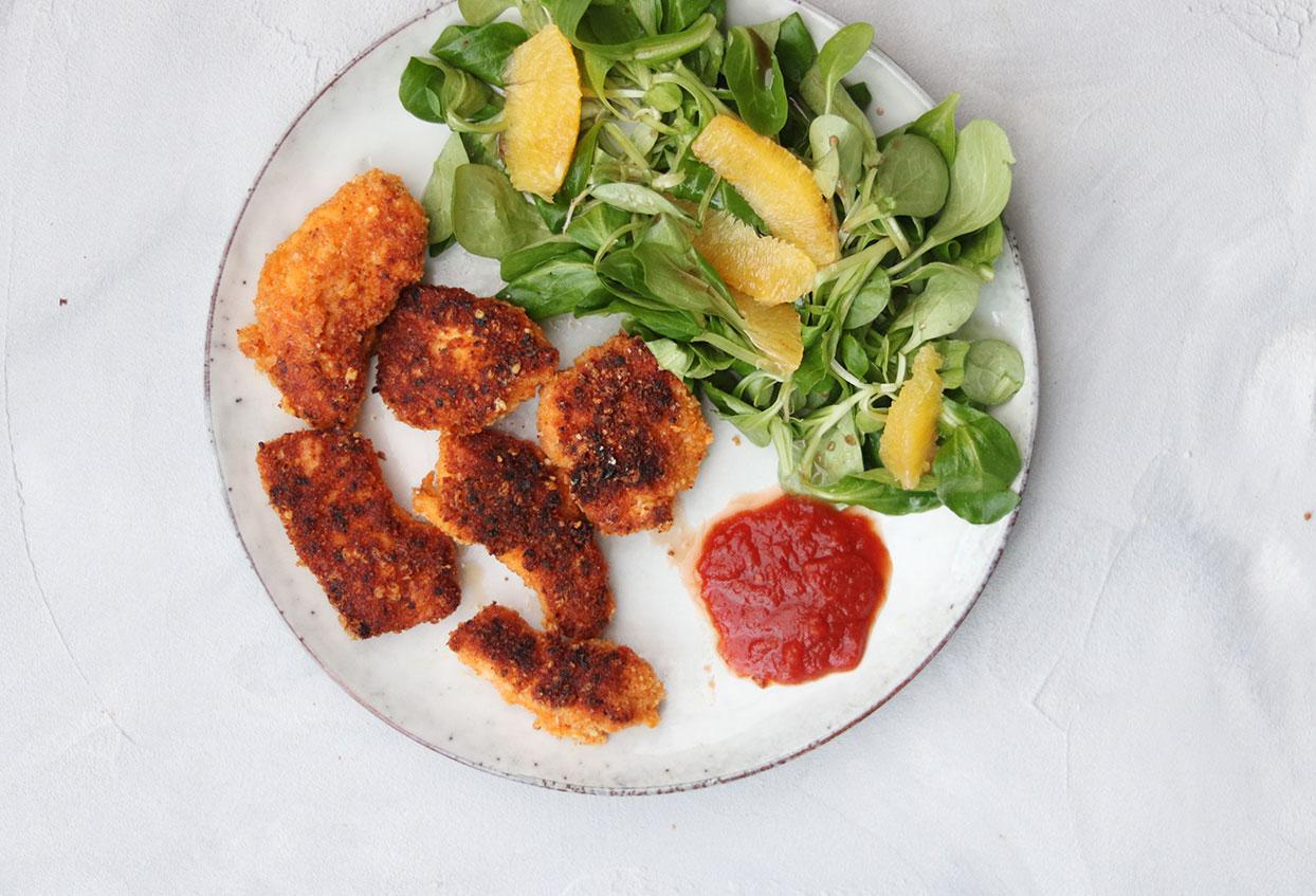 Chicken Nuggets mit Parmesankruste - Schritt 8