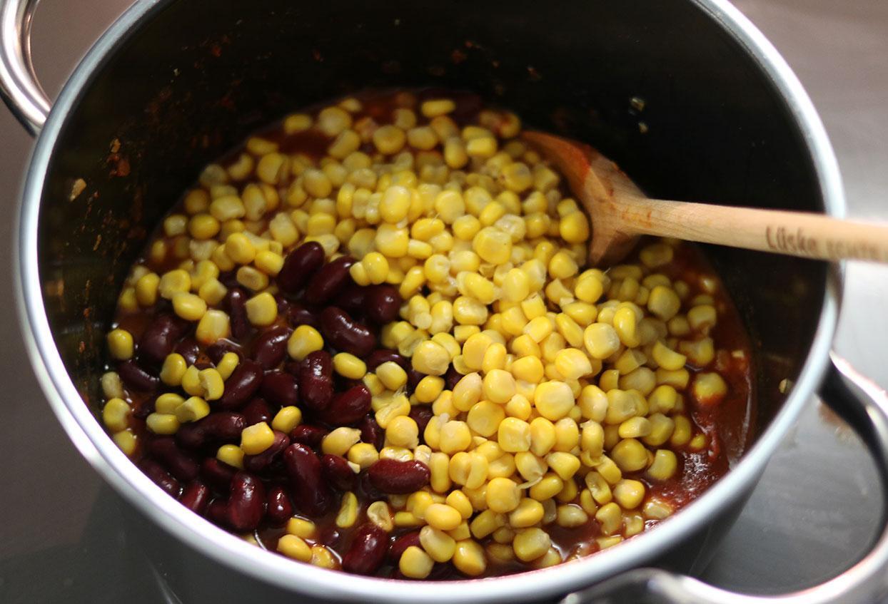Chili Con Kürbis mit Linsen - Schritt 5