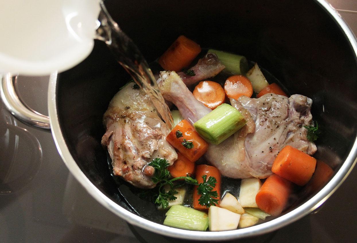 Herbstliches Hühner-Fricassee - Schritt 3
