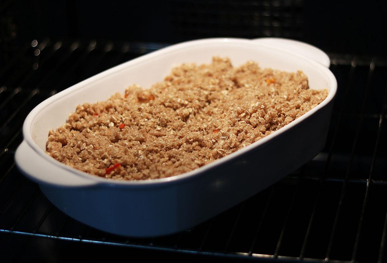 Herbstlicher Kürbis-Apfel Crumble - Schritt 5