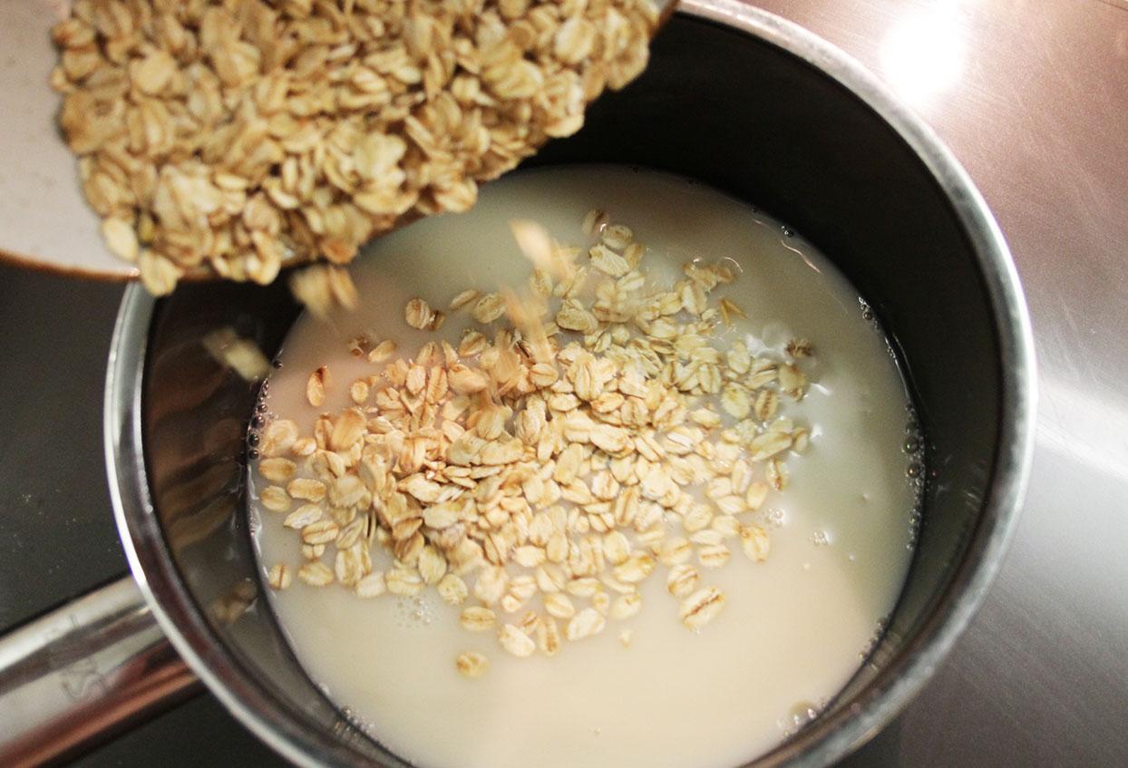 3-Zutaten Bananenporridge aus brauner Banane - Schritt 2