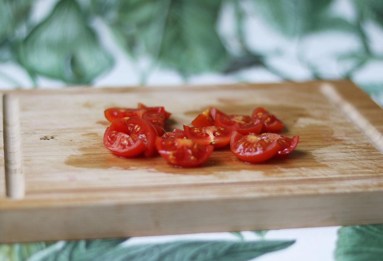 Sommersalat mit gebratenen Nektarinen - Schritt 3