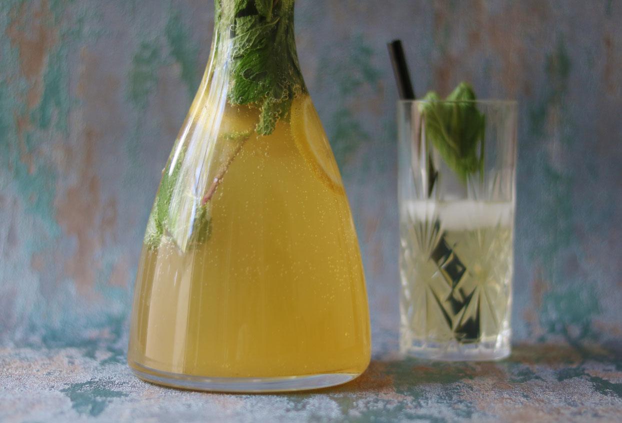 Sommerliche Minz-Zitronen-Limonade - Schritt 5