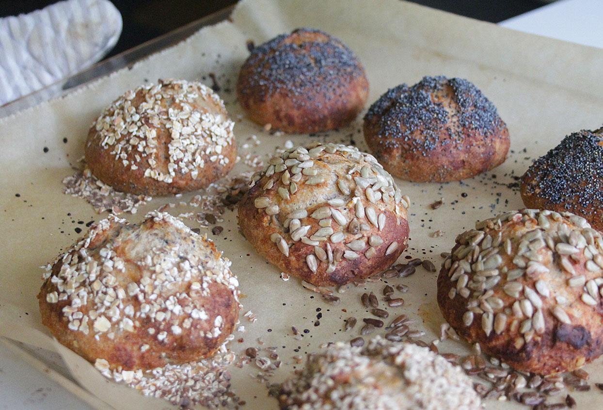 Einfache Sonntags-Blitz-Brötchen - Schritt 9