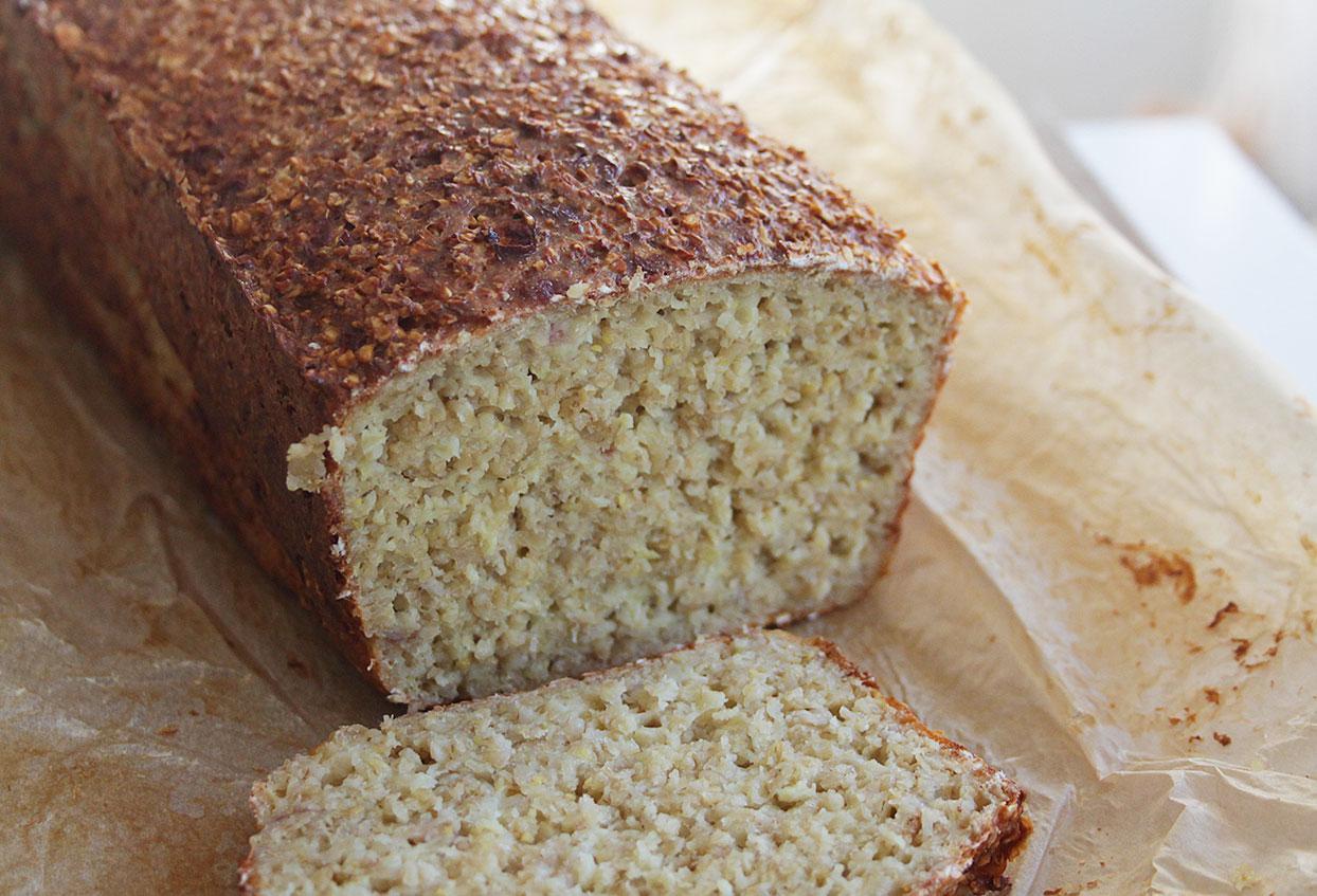 Einfaches Quark-Apfel-Haferflockenbrot - Schritt 5