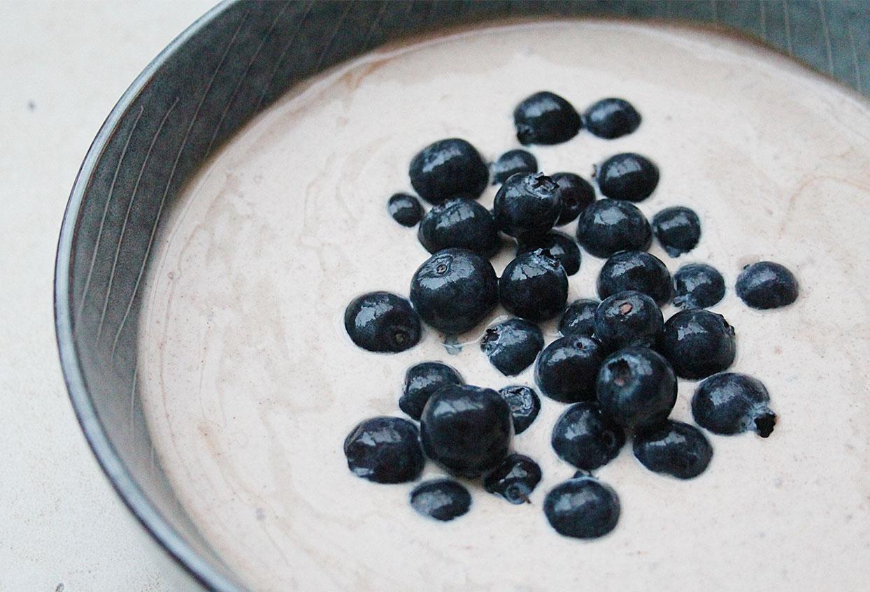 4-Zutaten-Zimt-Joghurt-Frühstück mit Blaubeeren - Schritt 3