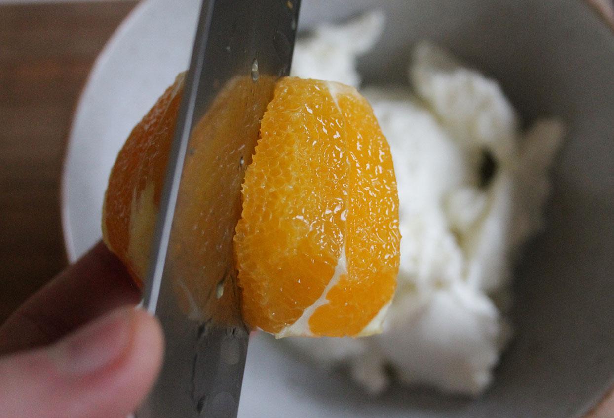 Orangenpower-Quark-Frühstück - Schritt 2