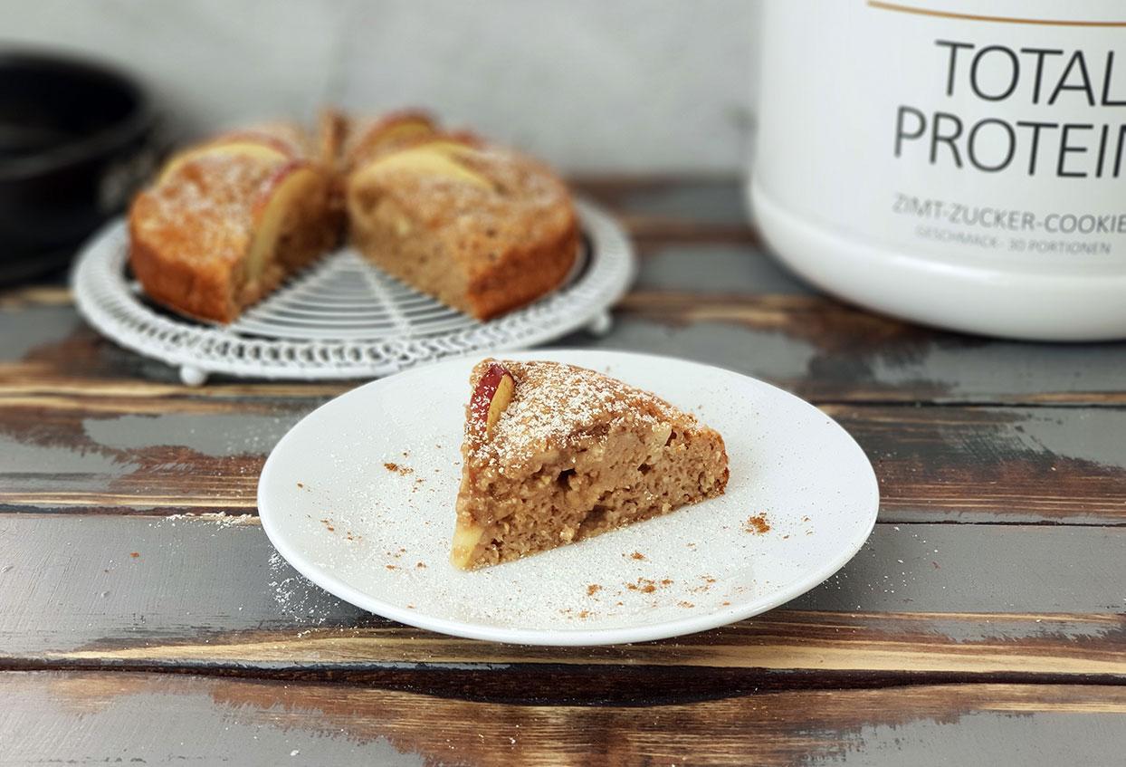 Kalorienarmer Protein-Apfelkuchen - Schritt 6