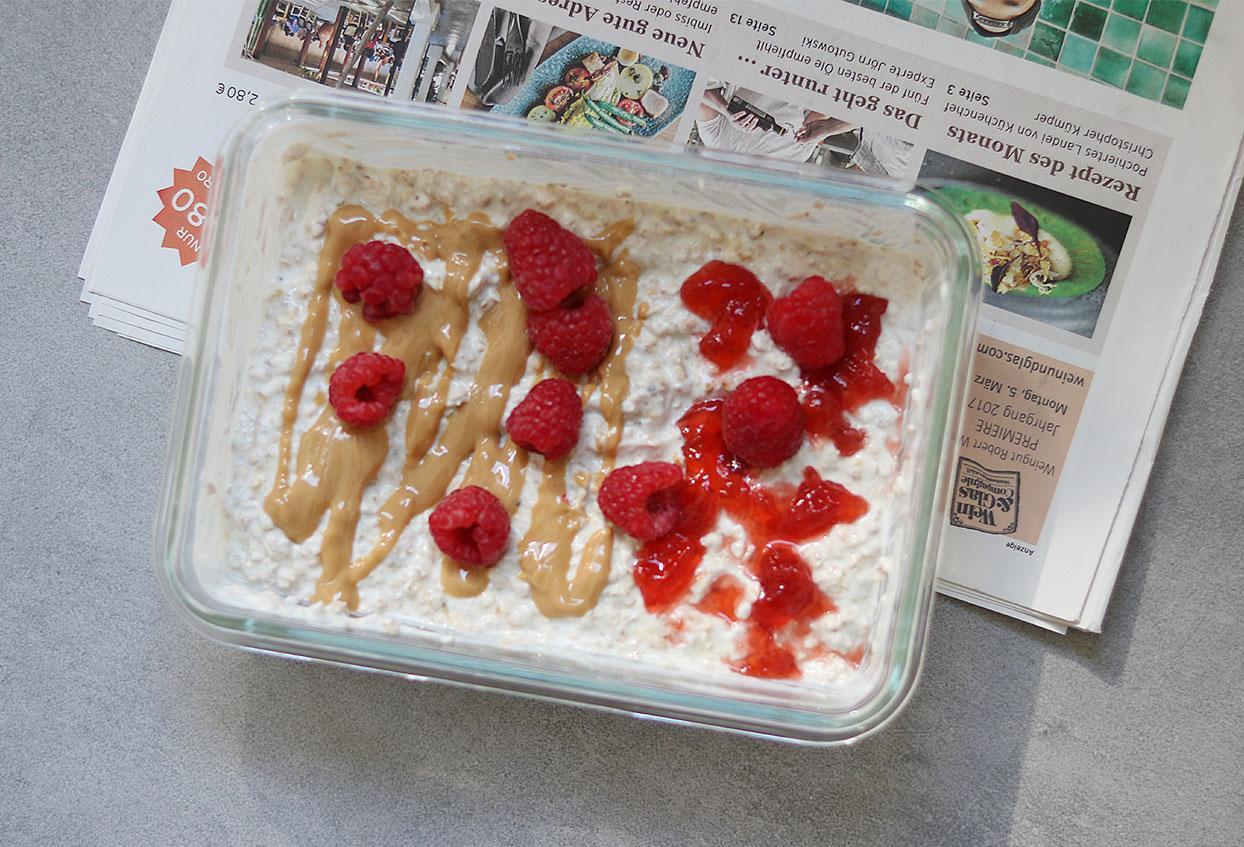 Erdnussmus-Marmeladen-Frühstück to-go - Schritt 4