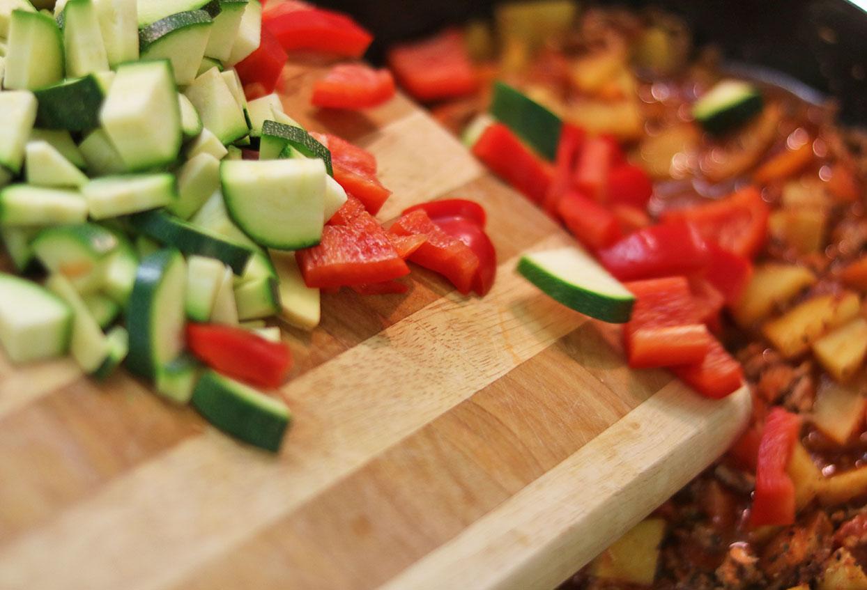 Einfache mediterrane Mittagsschüssel #foodoholicstyle - Schritt 5