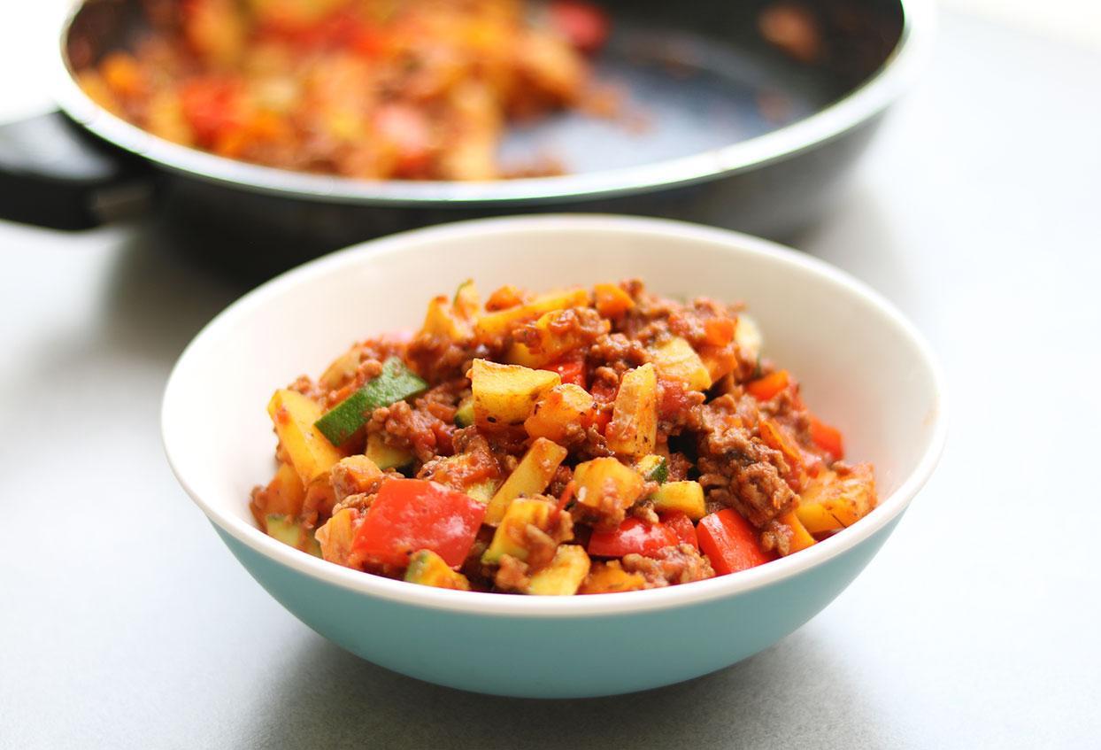 Einfache mediterrane Mittagsschüssel #foodoholicstyle - Schritt 7