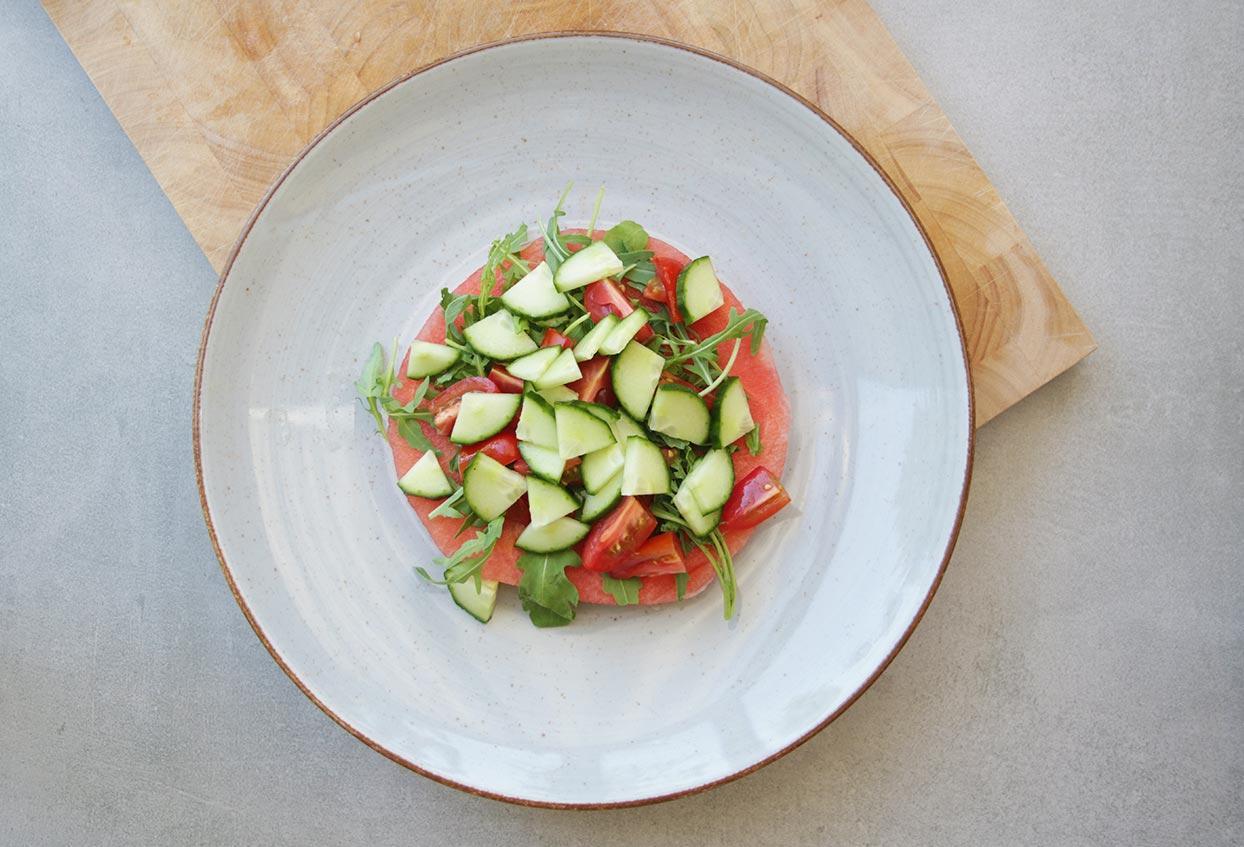 Wassermelonen-Pizza italiano à la Foodoholic - Schritt 5