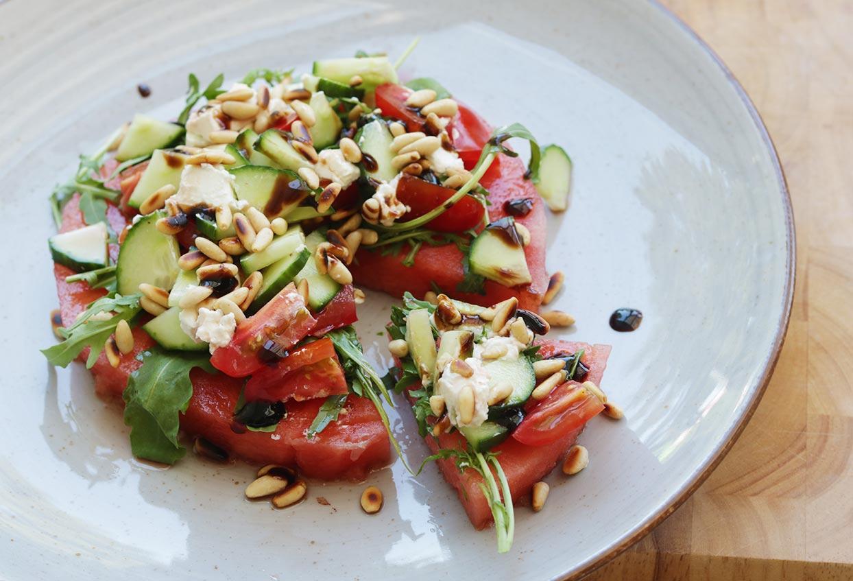 Wassermelonen-Pizza italiano à la Foodoholic - Schritt 8