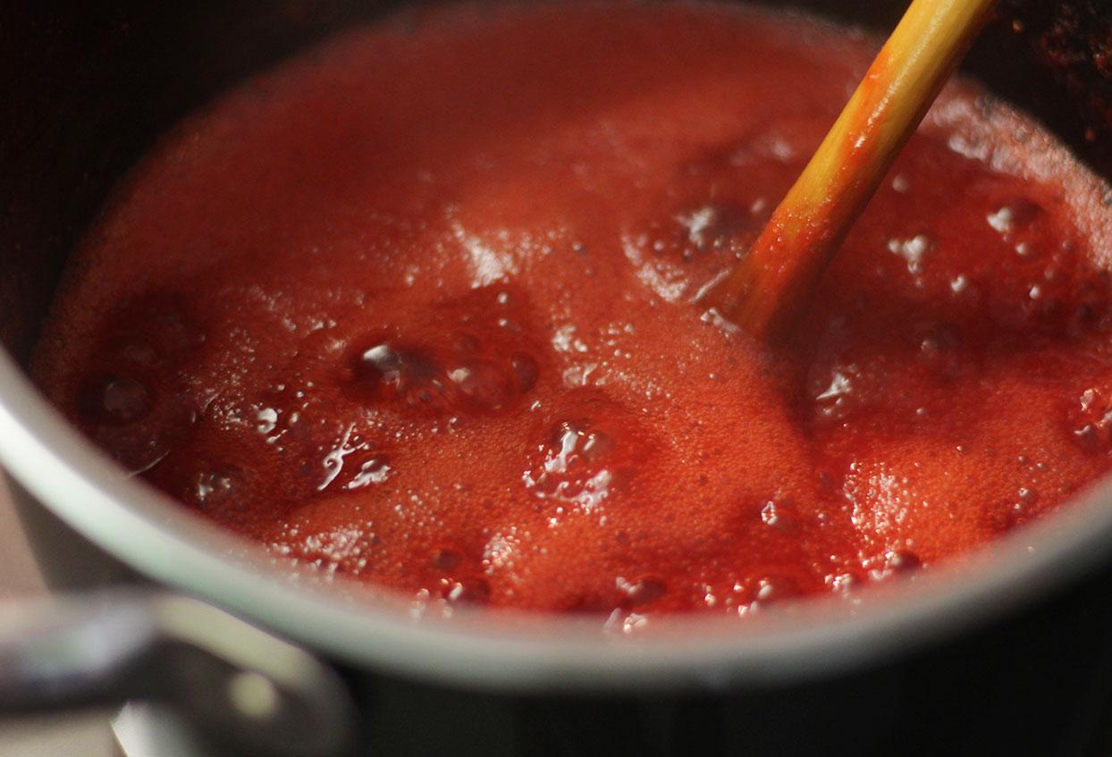 Erdbeermarmelade ohne zugesetzen Zucker - Schritt 4
