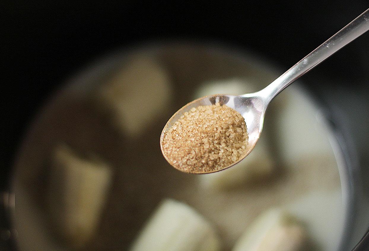 Vollkorngrießbrei mit Banane und regionalen Früchten - Schritt 2