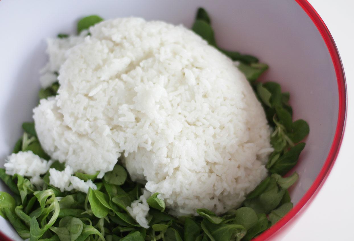 Vollkornreissalat mit Thunfisch und Cherry-Tomaten to-go - Schritt 2