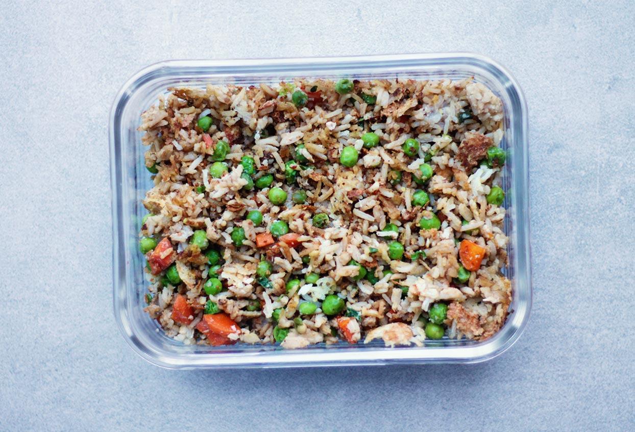 Vollkornbratreis mit Gemüse to-go - Schritt 7