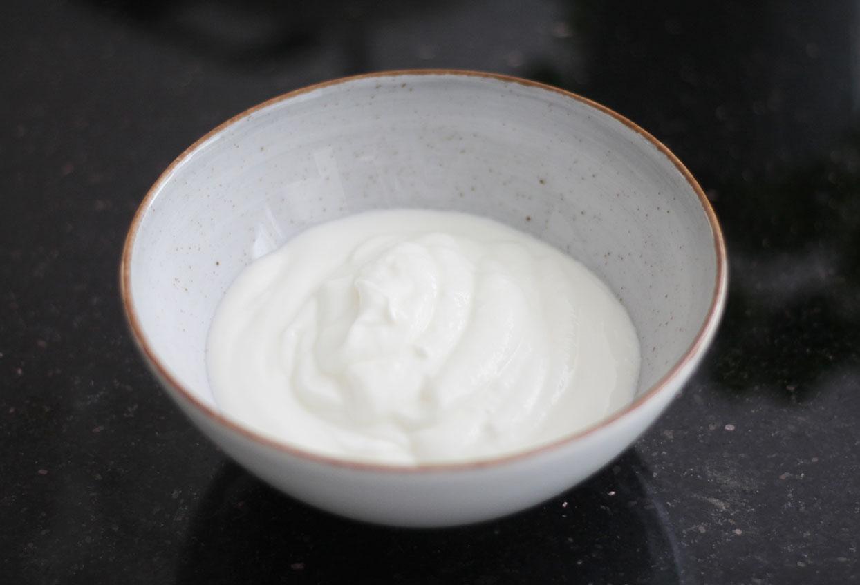 Erdbeeren-Minz-Naturjoghurt-Frühstück - Schritt 1