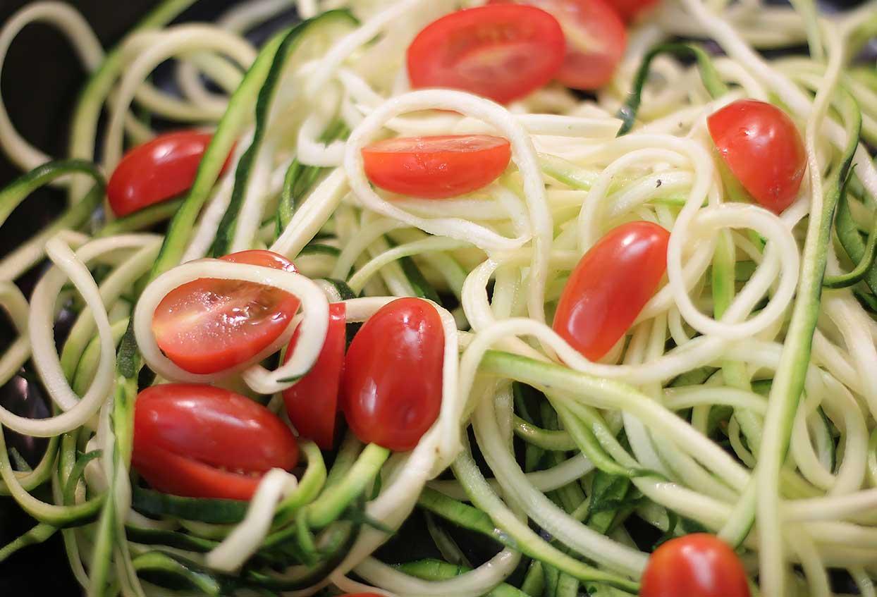 Zughetti mit Feta-Käse und Wildlachsstreifen - Schritt 3