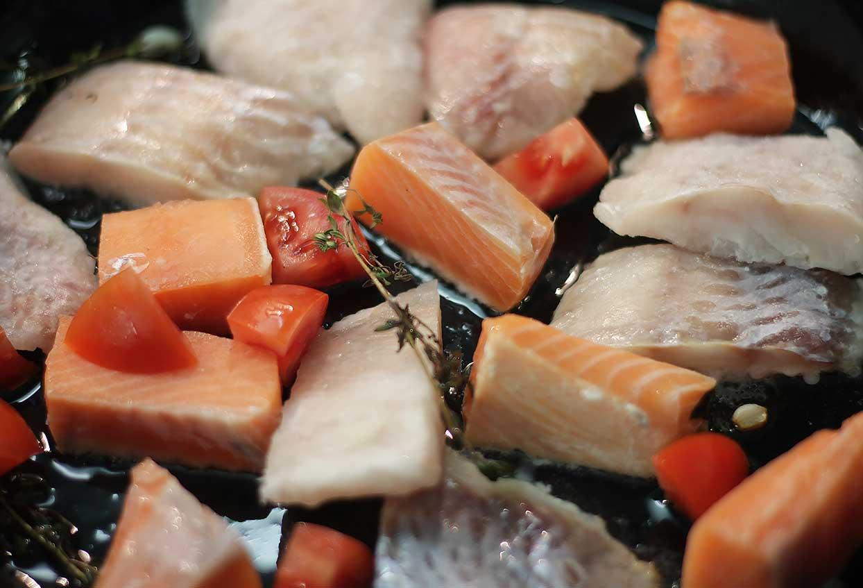 Omas-Kartoffelsalat mit fangfrischem Fisch - Schritt 6