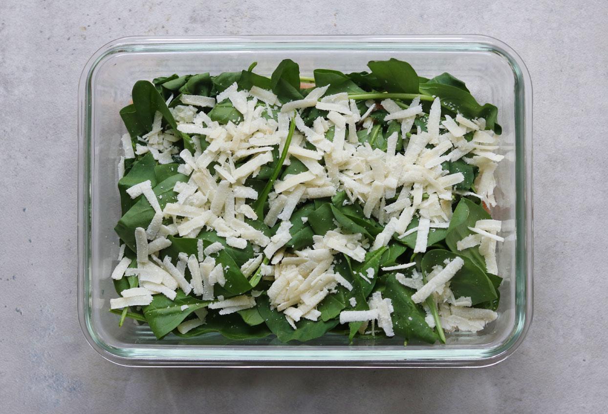 Low-Carb "Fitness" Lasagne mit Wildlachs und Zucchini - Schritt 5