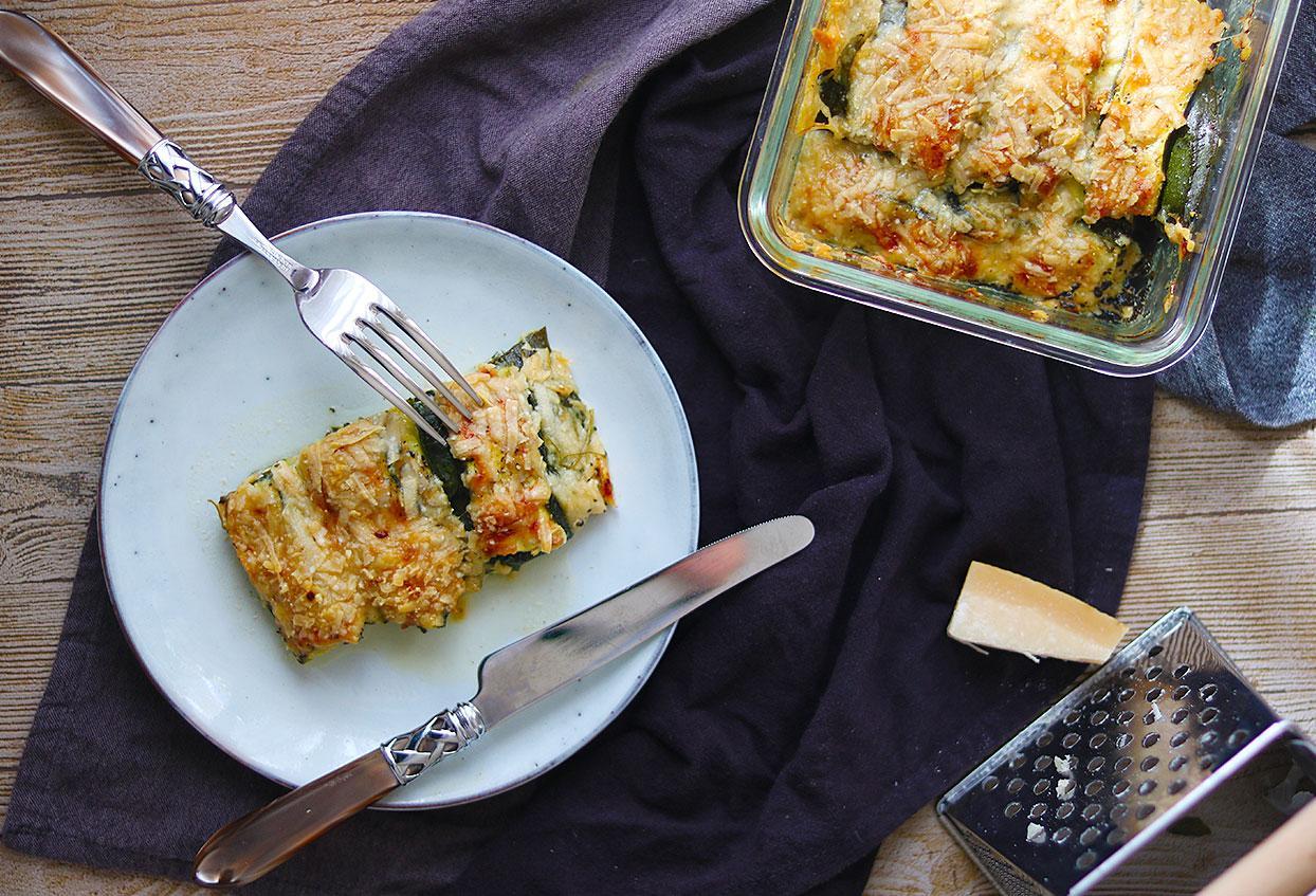 Low-Carb "Fitness" Lasagne mit Wildlachs und Zucchini - Schritt 6