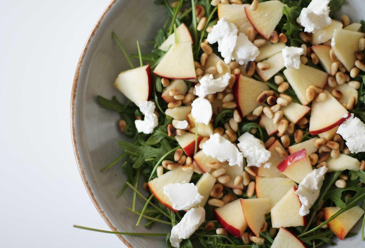 Einfacher Linsensalat mit Rucola und Spiegelei - Schritt 4