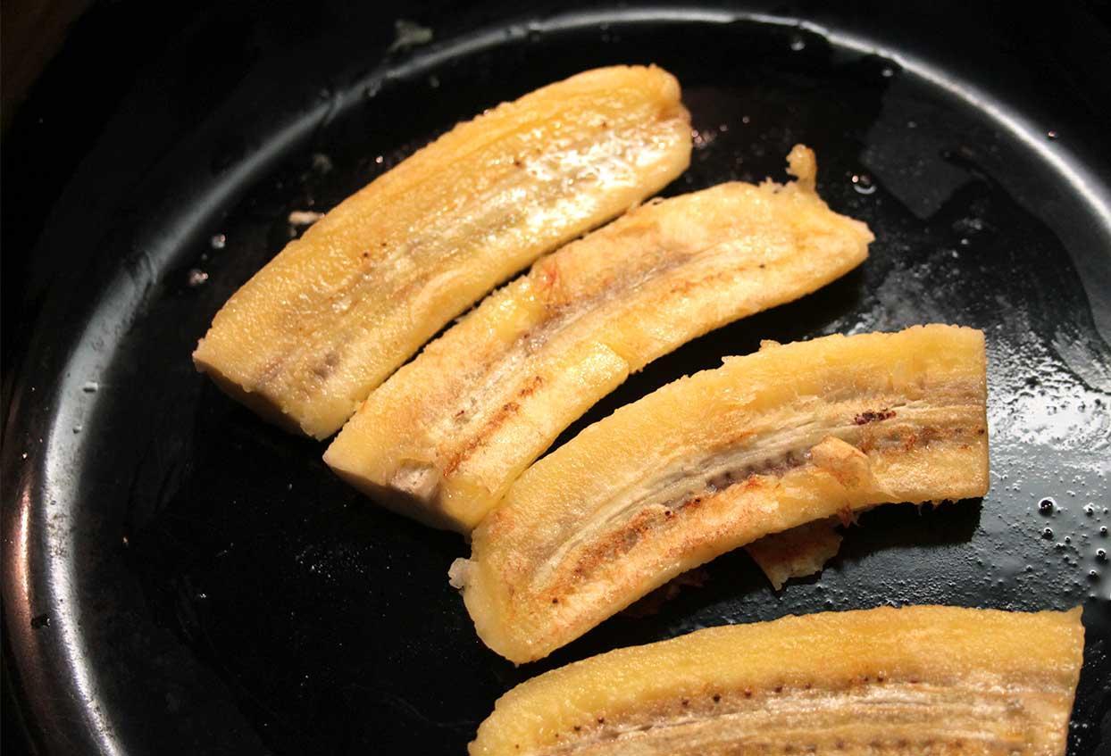 Gebratenes Bananensplit-Frühstück á la Foodoholic - Schritt 2