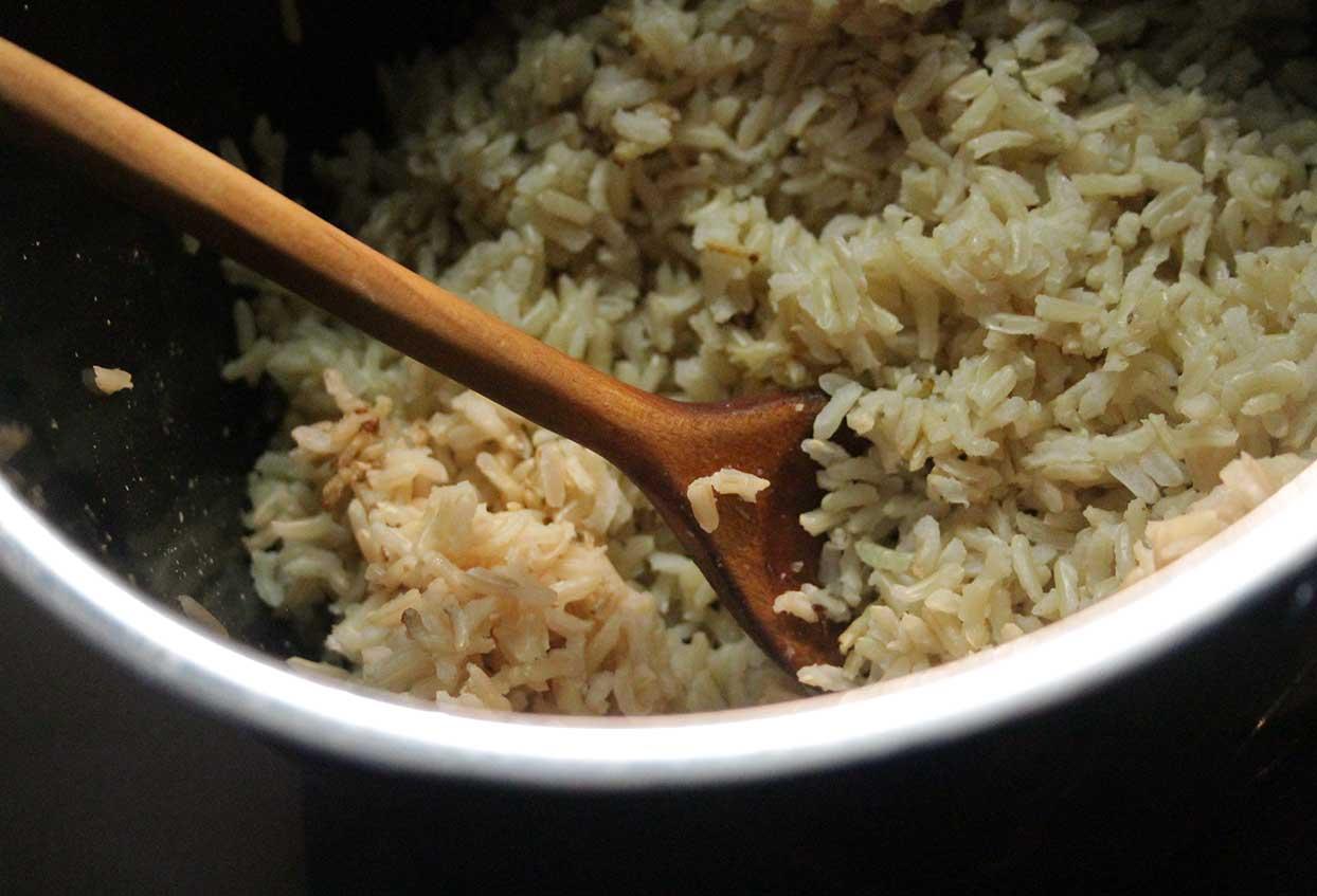 Vollkornreis-Curry-Pfanne mit thailändischem Touch - Schritt 1