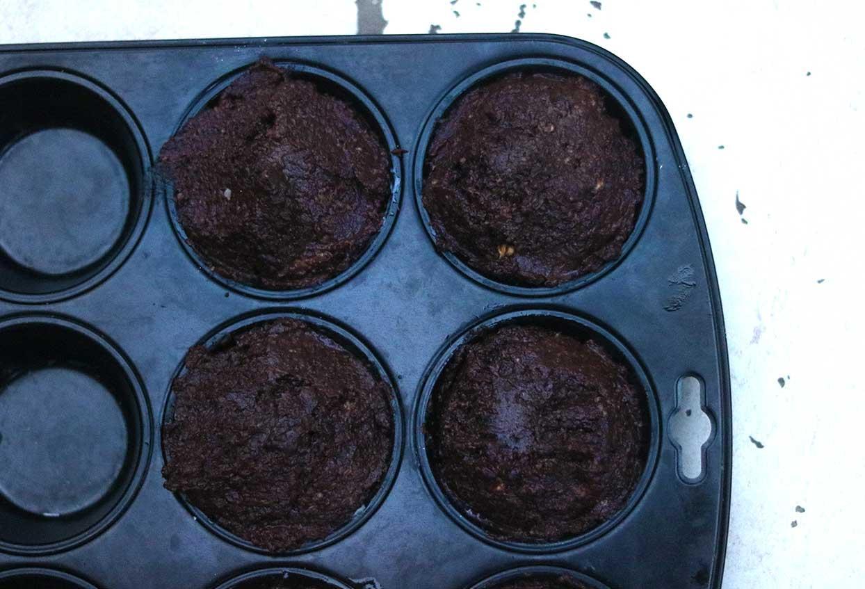 Foodoholic Schokomuffins mit frischen Früchten - Schritt 3