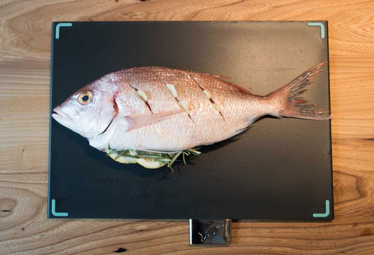 Einfache Dorade mit Ofengemüse - Schritt 2